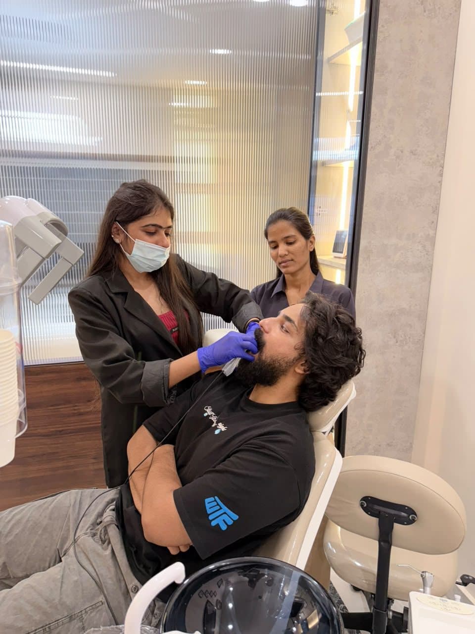The check-up — A careful look before any plan is made.