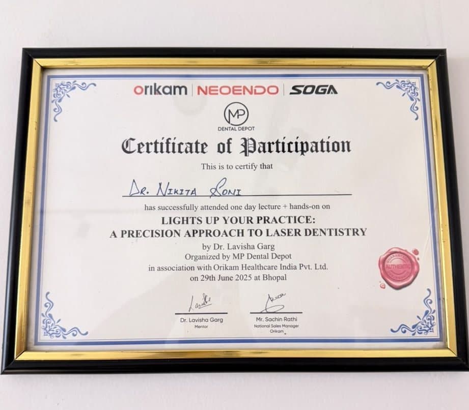 Certificate: Lights Up Your Practice — a precision approach to laser dentistry