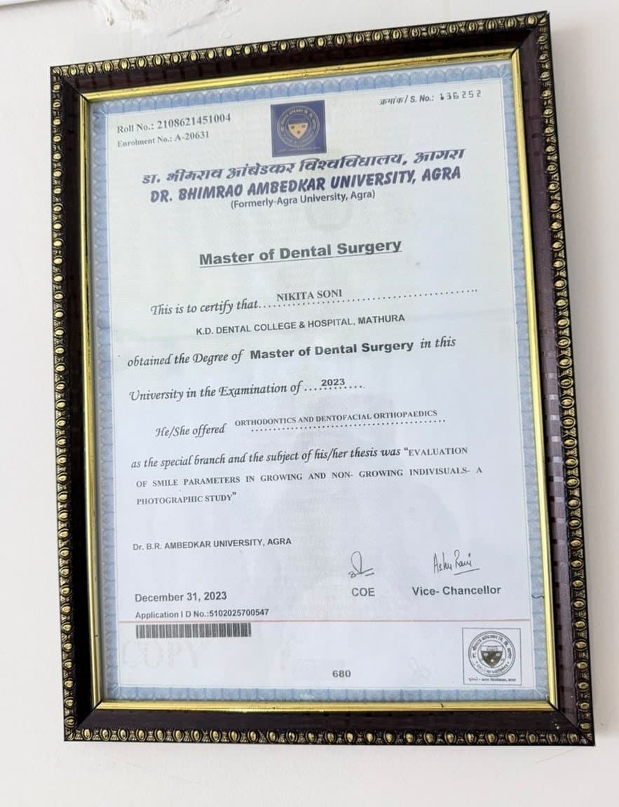 MDS · Orthodontics & Dentofacial Orthopaedics, 2023