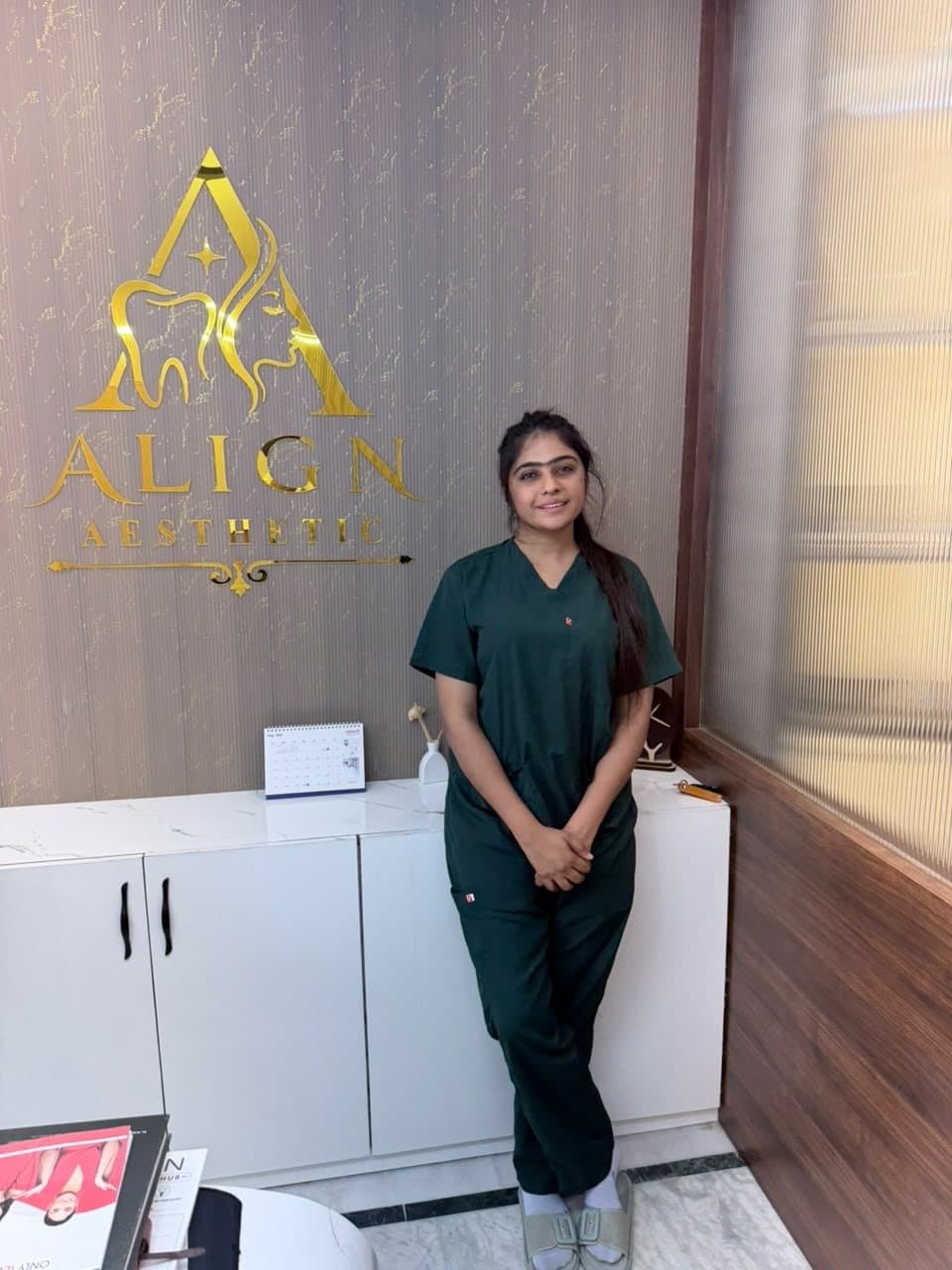 Dr. Nikita Soni in the clinic